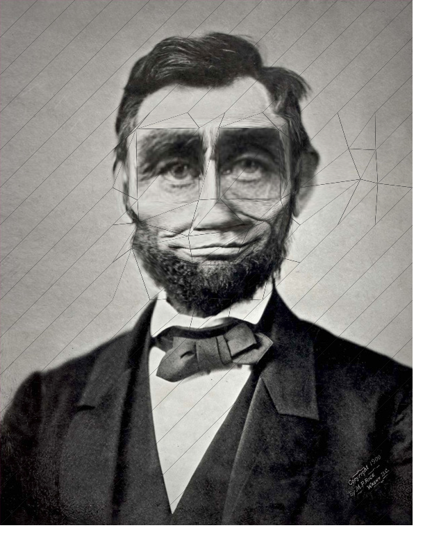 manipulated image of president lincoln